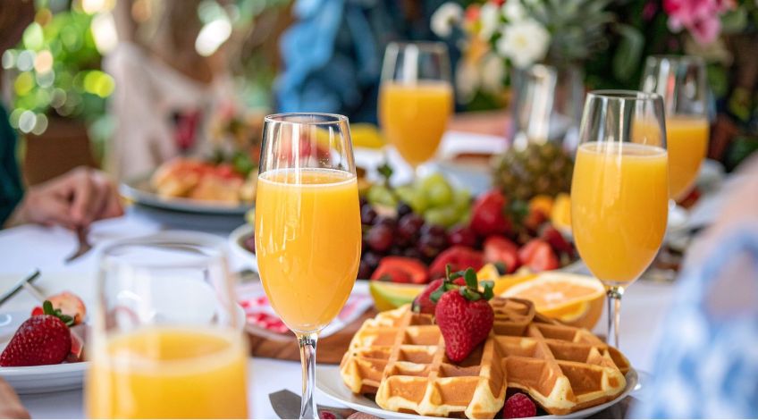 Brunch table